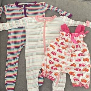 Kicker pants bundle 3-6mo bamboo pjs